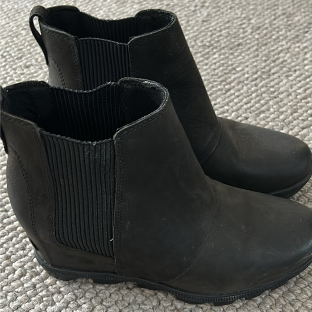 Sorel Black Ankle Boots